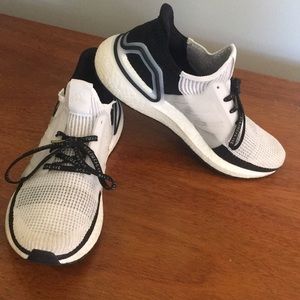 Ultraboost 19 white and black